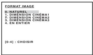 TOSHIBA 20HLV86 - Selection du format image - 1