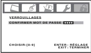 TOSHIBA 20HLV86 - Selection d'un code d'accès - 3