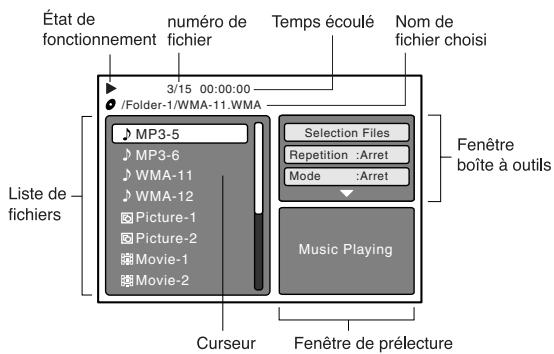TOSHIBA 20HLV86 - A propos du menu fichier - 1