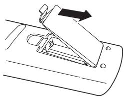 TOSHIBA 20HLV86 - Pour placer les piles: - 1