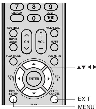 TOSHIBA 20HLV86 - Exemple: Ajustez le contraste. - 1