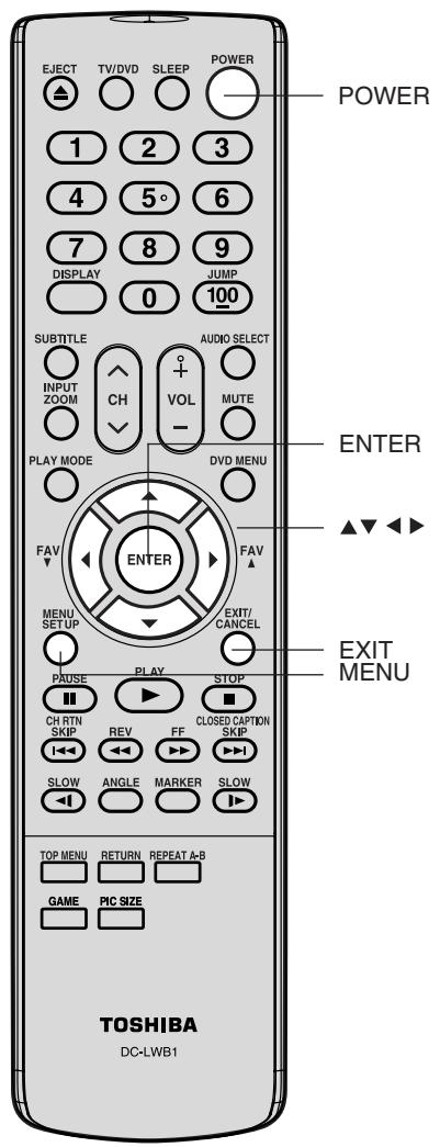 TOSHIBA 20HLV86 - Pour selectionner une langue: - 3