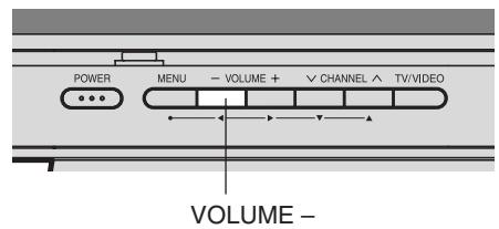 TOSHIBA 20HLV86 - Paneau haut téléviseur/DVD - 1