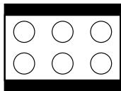 TOSHIBA 20HLV86 - Dimension Cinéma 2 format d'image (pour des émissions en format de boîte de lecture) - 1