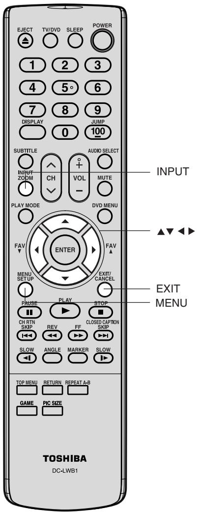 TOSHIBA 20HLV86 - Veuillez noter ce qui suit concernantla selection de la source HDMI : - 2
