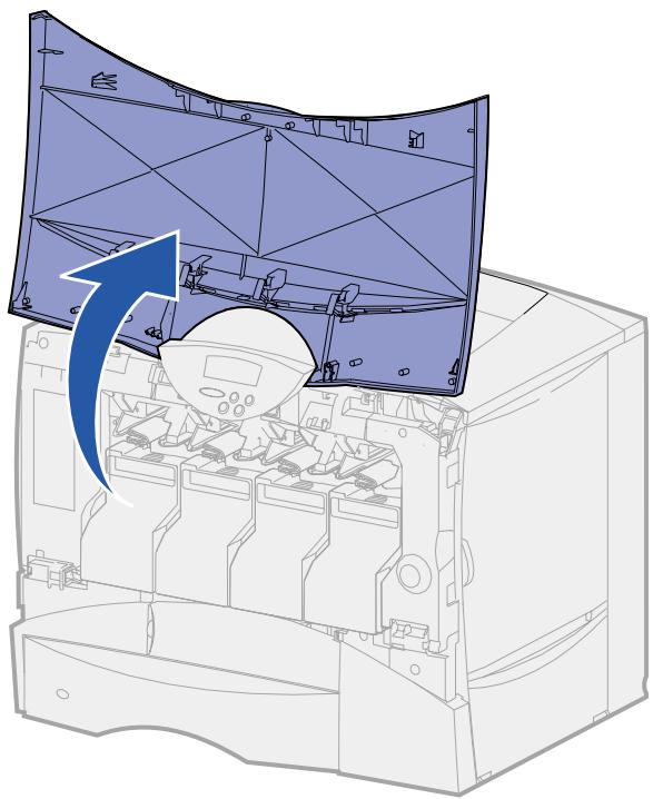 LEXMARK C750 - Einsetzen der Druckkassetten - 1