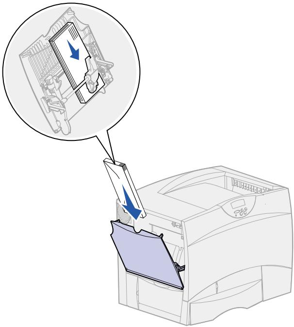 LEXMARK C750 - Einlagen von Papier in die Universalzuführung - 4