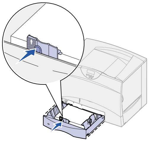 LEXMARK C750 - Einlagen von Papier in die 500-Blatt-Fächer - 5