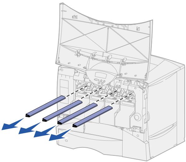 LEXMARK C750 - Einsetzen der Druckkassetten - 2
