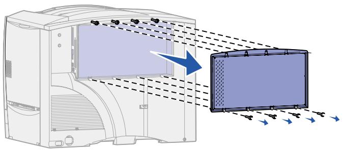 LEXMARK C750 - Entfernen der Systemplatinenabdeckung - 1