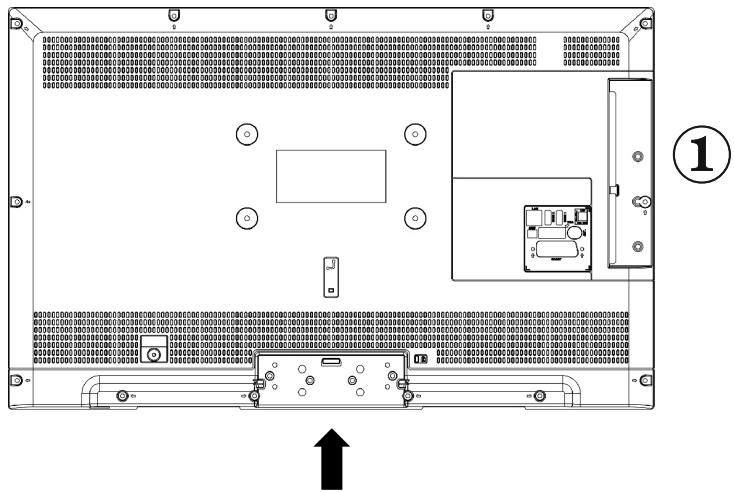 SHARP LC-32LE140E - Installation du support - 1