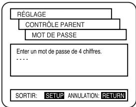 SHARP DV-S1S(Q) - Mot de passe - 2