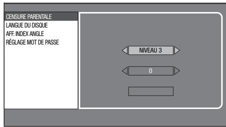 SHARP BD-HP21U - Opération de base pour les RÉGLAGES DE LECTURE - 2