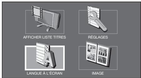SHARP BD-HP21U - Modification de la langue de l'affichage à l'écran - 2