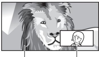 SHARP BD-HP21U - Utilisation de la fonction Image dans l'image (lecture de l'image secondaire) - 1