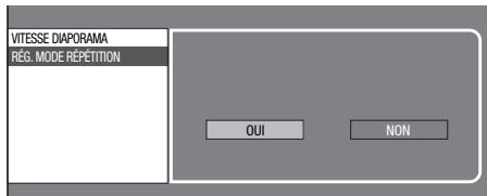 SHARP BD-HP21U - Réglage de la vitesse du diaporama/lecture en boucle - 2
