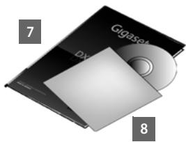 GIGASET DL500A - Vérification du contenu de l'emballage - 6