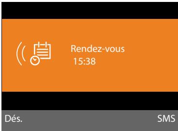 GIGASET DL500A - Signalisation des rendez-vous et anniversaires - 1