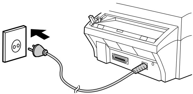 SHARP FO-2950M - Connexion de l'alimentation électrique - 1
