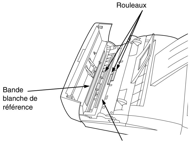 SHARP FO-2950M - Vitre et rouleaux de numérisation - 1
