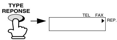 SHARP FO-2950M - Si vous avez besoin la réception sur l'ordinateur et que vous désirez que l'ordinateur réponde à tous les appel automatiquement, réglez le type de réponse du télécopieur sur FAX. - 3