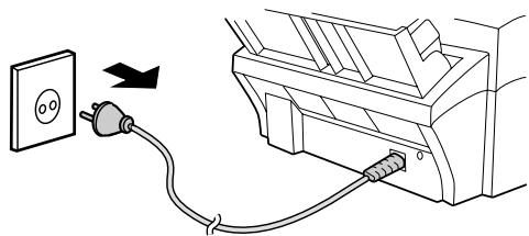 SHARP FO-2950M - Connexion du cable parallele - 2