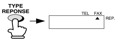 SHARP FO-2950M - Si vous avez besoin la réception sur l'ordinateur et que vous désirez que l'ordinateur réponde à tous les appel automatiquement, réglez le type de réponse du télécopieur sur FAX. - 1