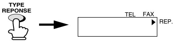 SHARP FO-2950M - Réglez le type de réponse sur REPONDEUR - 1