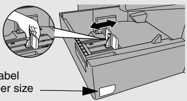 SHARP FO-DC535 - Loading paper in the paper tray - 3