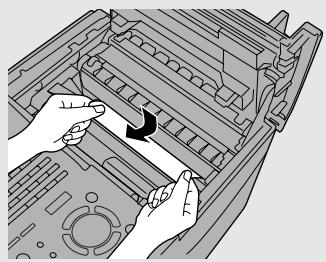 SHARP FO-DC535 - Remove the jammed paper. - 2