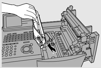 SHARP FO-DC535 - If you are replacing the toner cartridge, remove the old cartridge and dispose of it according to local regulations. - 3