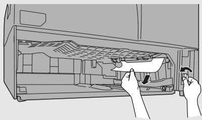 SHARP FO-DC535 - If you have a paper cassette and the display still indicates that paper is jammed, pull out the cassette and remove the jammed paper. - 1