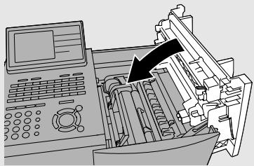 SHARP FO-DC535 - Close the print compartment cover. - 1