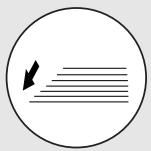 SHARP FO-DC535 - Place the document face down and push it gently into the document feeder. The top edge of the document should enter the machine first. - 2