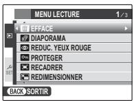 FUJIFILM HS10 - Utilisation du menu de lecture - 1