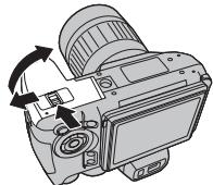 FUJIFILM HS10 - Ouvrez le cache du compartment à batterie. - 1