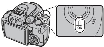 FUJIFILM HS10 - Mise en marche et arrêt de l'appareil photo - 1