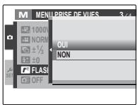 FUJIFILM HS10 - Sélectionnez OUI pour 75 FLASH EXTERNE. - 1