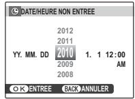 FUJIFILM HS10 - Réglez la date et l'heure. - 1