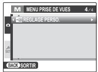 FUJIFILM HS10 - REGLAGE PERSO. - 1