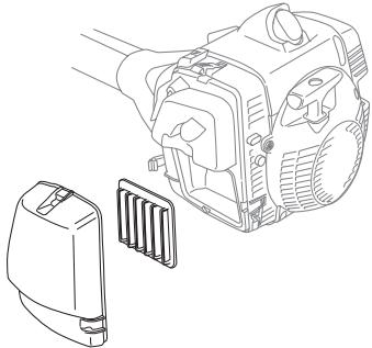 HUSQVARNA 355 RX - Luchtfilter schoonmaken - 1
