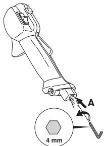 HUSQVARNA 355 RX - Réglage du régime de ralenti accéléré (355RX, 355FRM) - 1