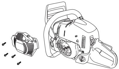 HUSQVARNA 576 XP AUTOTUNE - Austausch eines gerissenen oder verschlissenen Startseiles - 2