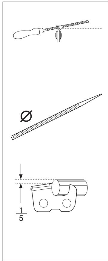 HUSQVARNA ACCESSOIRE DE SCIAGE - General information on sharpening cutting teeth - 1
