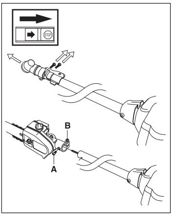 HUSQVARNA ACCESSOIRE DE SCIAGE - Fitting the cutting head (Saw attachment without shaft) - 1