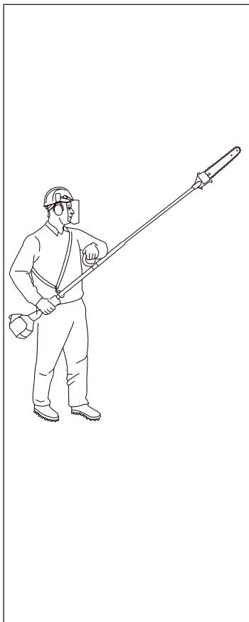 HUSQVARNA ACCESSOIRE DE SCIAGE - Instrucciones de seguidad durante el trabajo - 1