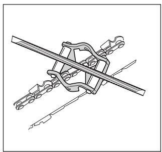 HUSQVARNA ACCESSOIRE DE SCIAGE - POSICION DE LA LIMA - 2