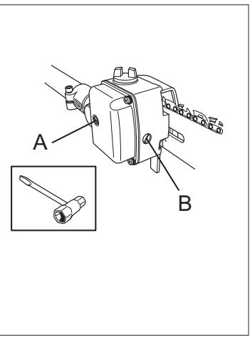HUSQVARNA ACCESSOIRE DE SCIAGE - Adjusting chain lubrication - 1