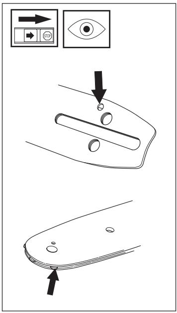 HUSQVARNA ACCESSOIRE DE SCIAGE - Procedure if the lubrication does not function: - 1