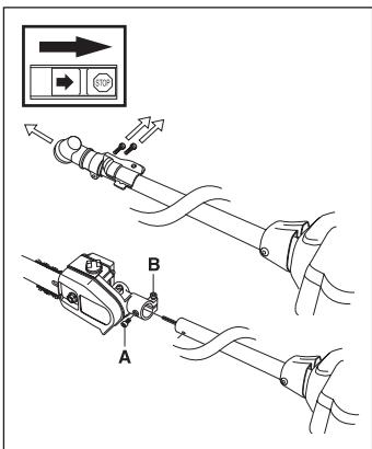 HUSQVARNA ACCESSOIRE DE SCIAGE - Montaje del CZe巳 de corte (Supplemento de sierra, sin tubo) - 1